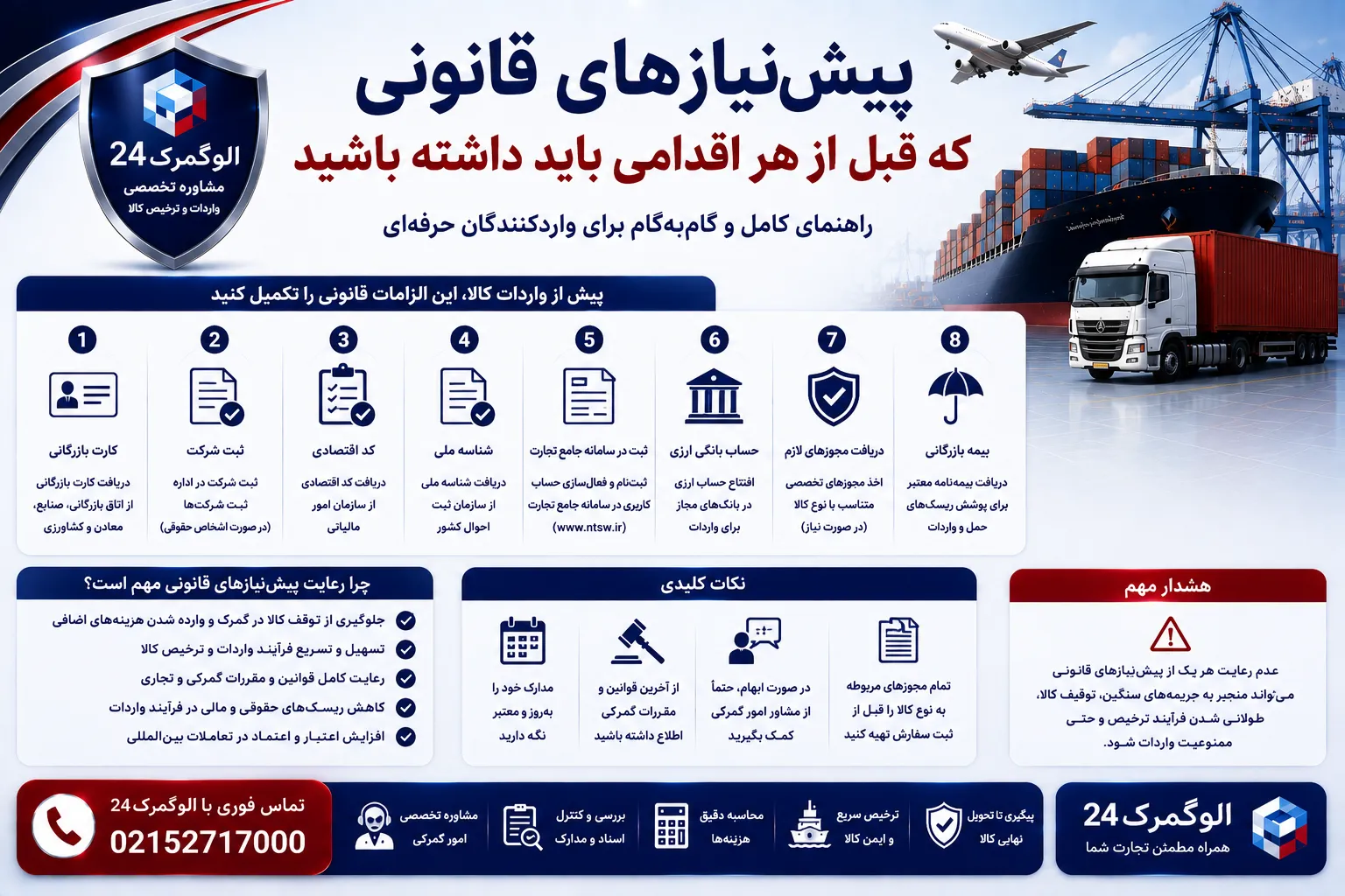 پیش‌نیازهای قانونی که قبل از هر اقدامی باید داشته باشید