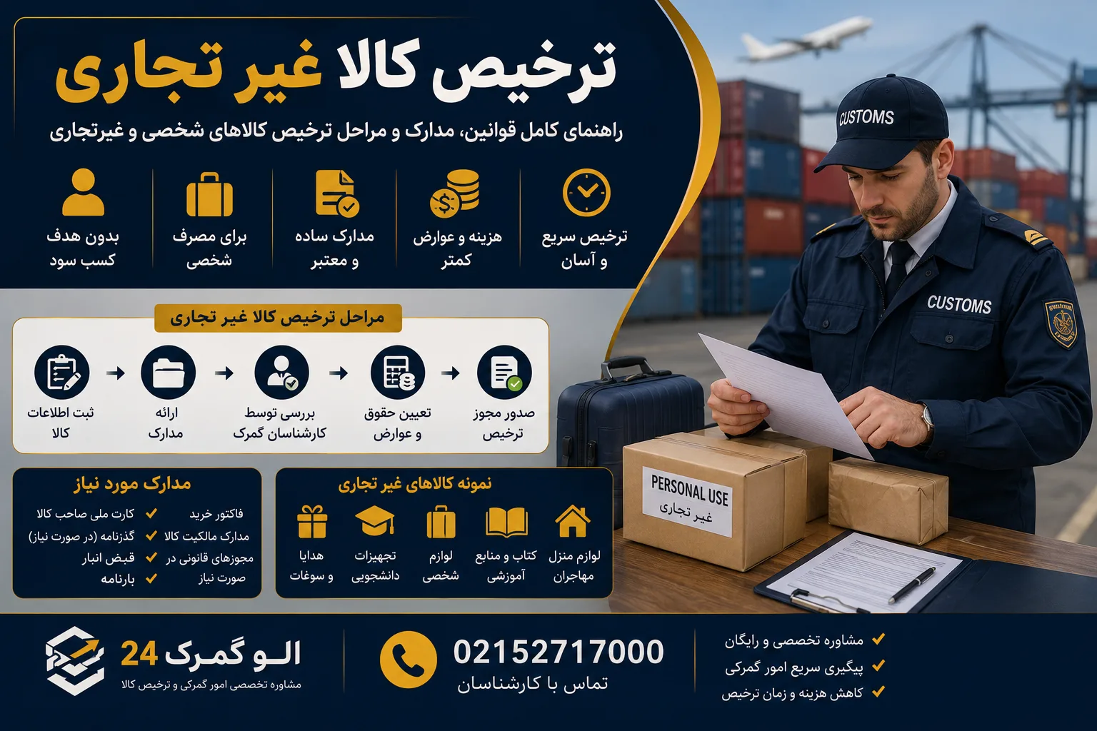 ترخیص کالا غیر تجاری